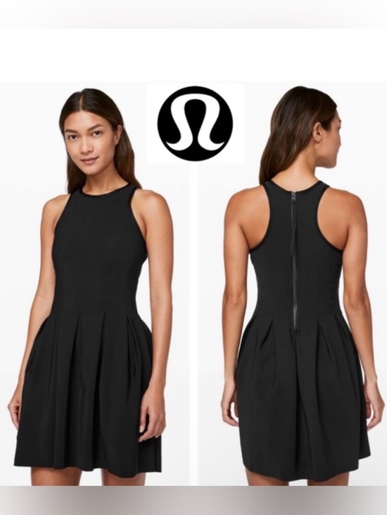 lululemon athletica Dresses & Skirts - Lululemon Here to There Dress Size 4 Black